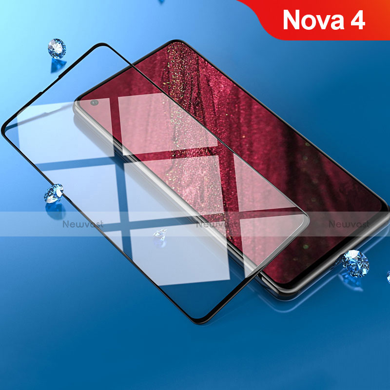 Ultra Clear Full Screen Protector Tempered Glass F03 for Huawei Nova 4 Black