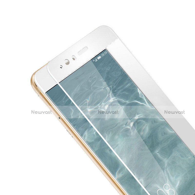 Ultra Clear Full Screen Protector Tempered Glass F03 for Huawei P10 White