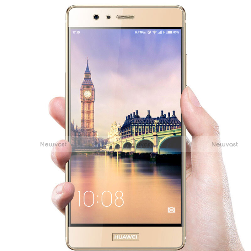 Ultra Clear Full Screen Protector Tempered Glass F03 for Huawei P9 Plus Gold