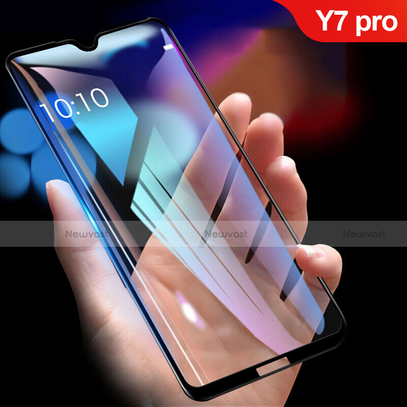 Ultra Clear Full Screen Protector Tempered Glass F03 for Huawei Y7 Pro (2019) Black