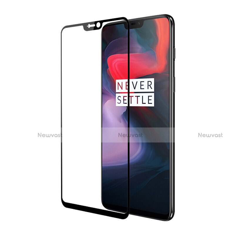 Ultra Clear Full Screen Protector Tempered Glass F03 for OnePlus 6 Black