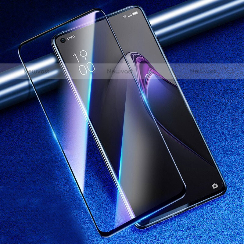 Ultra Clear Full Screen Protector Tempered Glass F03 for Oppo A55S 5G Black