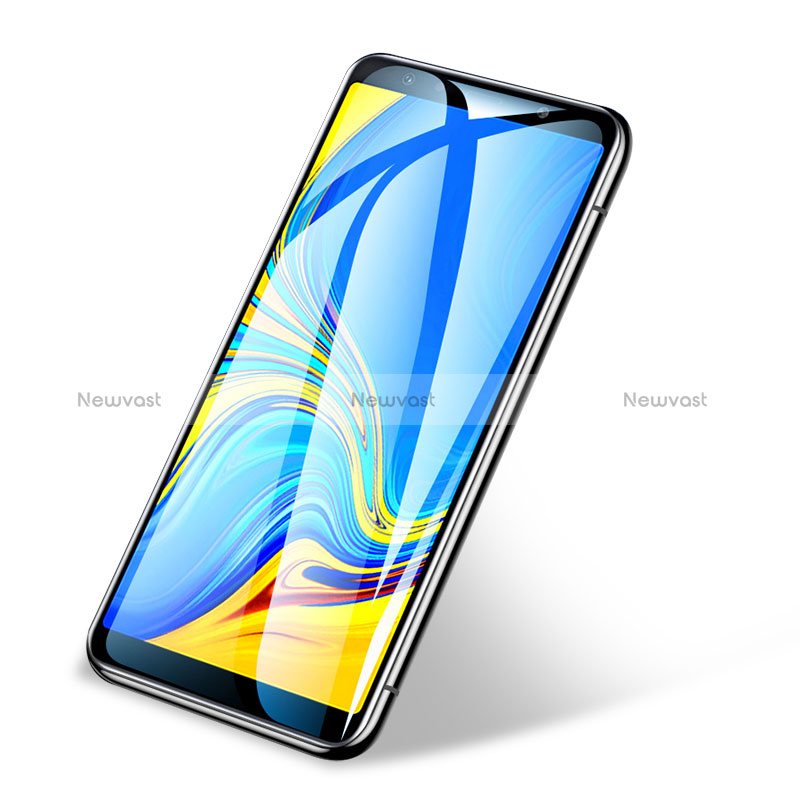 Ultra Clear Full Screen Protector Tempered Glass F03 for Samsung Galaxy A7 (2018) A750 Black