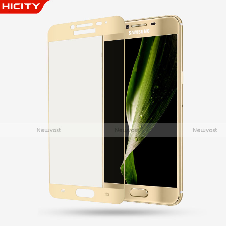 Ultra Clear Full Screen Protector Tempered Glass F03 for Samsung Galaxy C5 SM-C5000 Gold