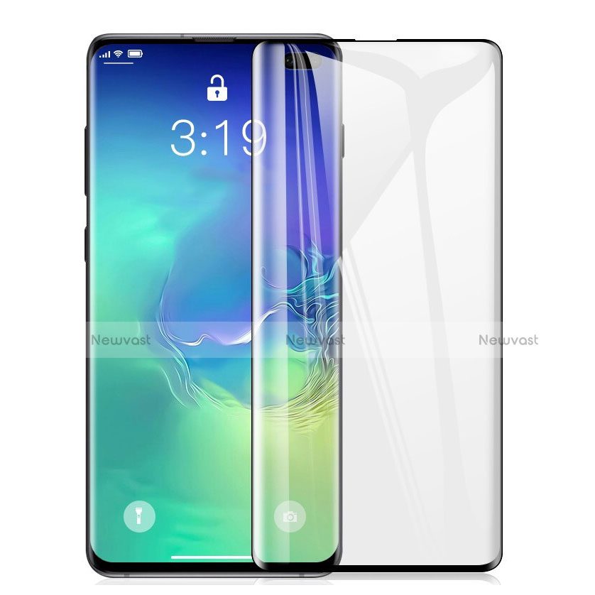 Ultra Clear Full Screen Protector Tempered Glass F03 for Samsung Galaxy S10 Black