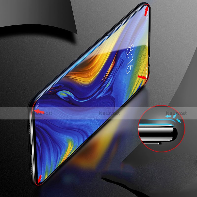 Ultra Clear Full Screen Protector Tempered Glass F03 for Xiaomi Mi Mix 3 Black