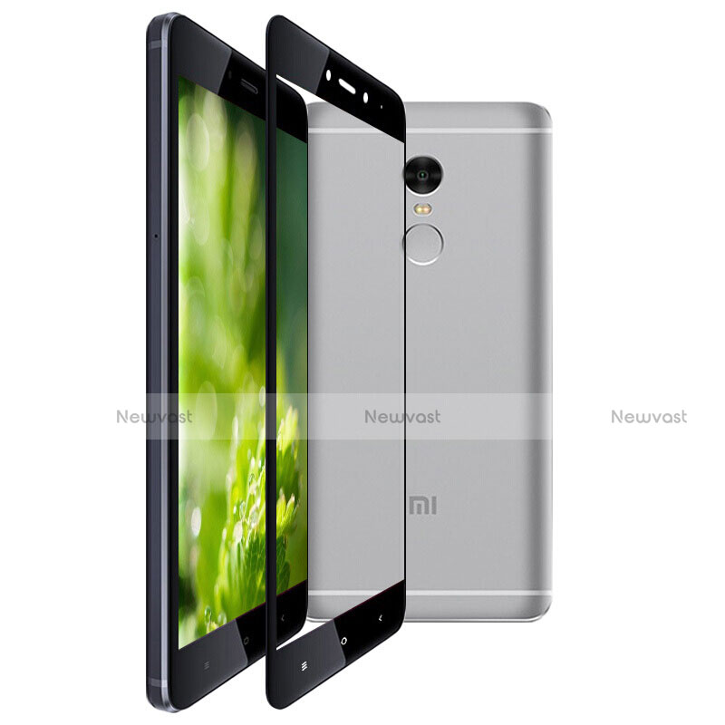 Ultra Clear Full Screen Protector Tempered Glass F03 for Xiaomi Redmi Note 4 Black