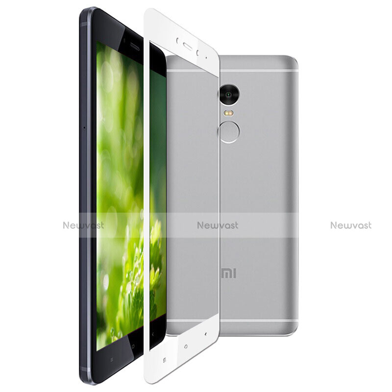 Ultra Clear Full Screen Protector Tempered Glass F03 for Xiaomi Redmi Note 4 Standard Edition White