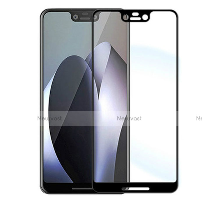 Ultra Clear Full Screen Protector Tempered Glass F04 for Google Pixel 3 XL Black