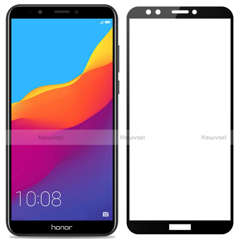 Ultra Clear Full Screen Protector Tempered Glass F04 for Huawei Honor 7C Black