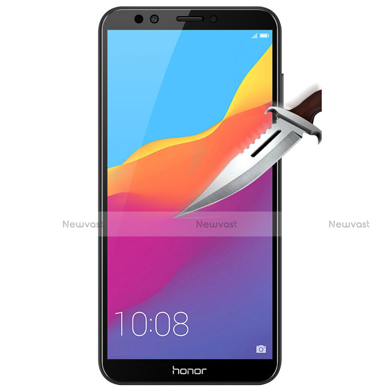 Ultra Clear Full Screen Protector Tempered Glass F04 for Huawei Honor 7C Black