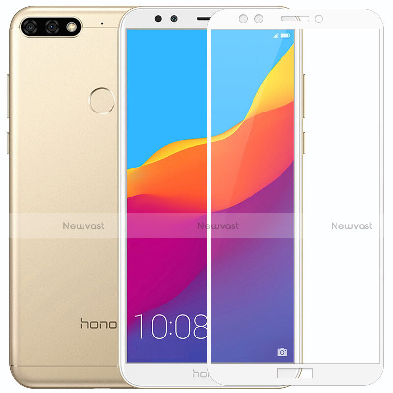 Ultra Clear Full Screen Protector Tempered Glass F04 for Huawei Honor 7C White