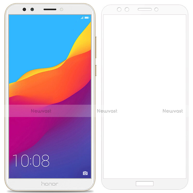 Ultra Clear Full Screen Protector Tempered Glass F04 for Huawei Honor 7C White