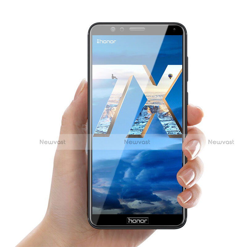 Ultra Clear Full Screen Protector Tempered Glass F04 for Huawei Honor 7X Black