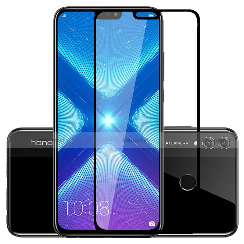 Ultra Clear Full Screen Protector Tempered Glass F04 for Huawei Honor 8X Black