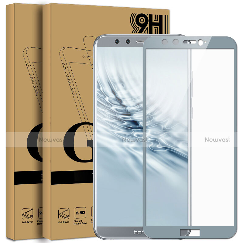 Ultra Clear Full Screen Protector Tempered Glass F04 for Huawei Honor 9 Lite Gray