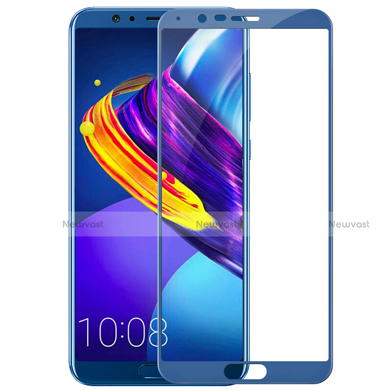 Ultra Clear Full Screen Protector Tempered Glass F04 for Huawei Honor V10 Blue