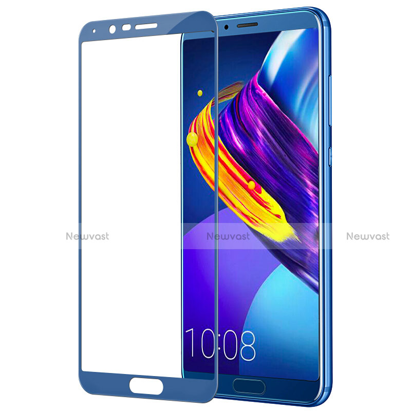 Ultra Clear Full Screen Protector Tempered Glass F04 for Huawei Honor V10 Blue