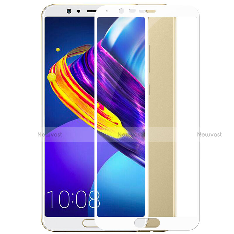 Ultra Clear Full Screen Protector Tempered Glass F04 for Huawei Honor V10 White