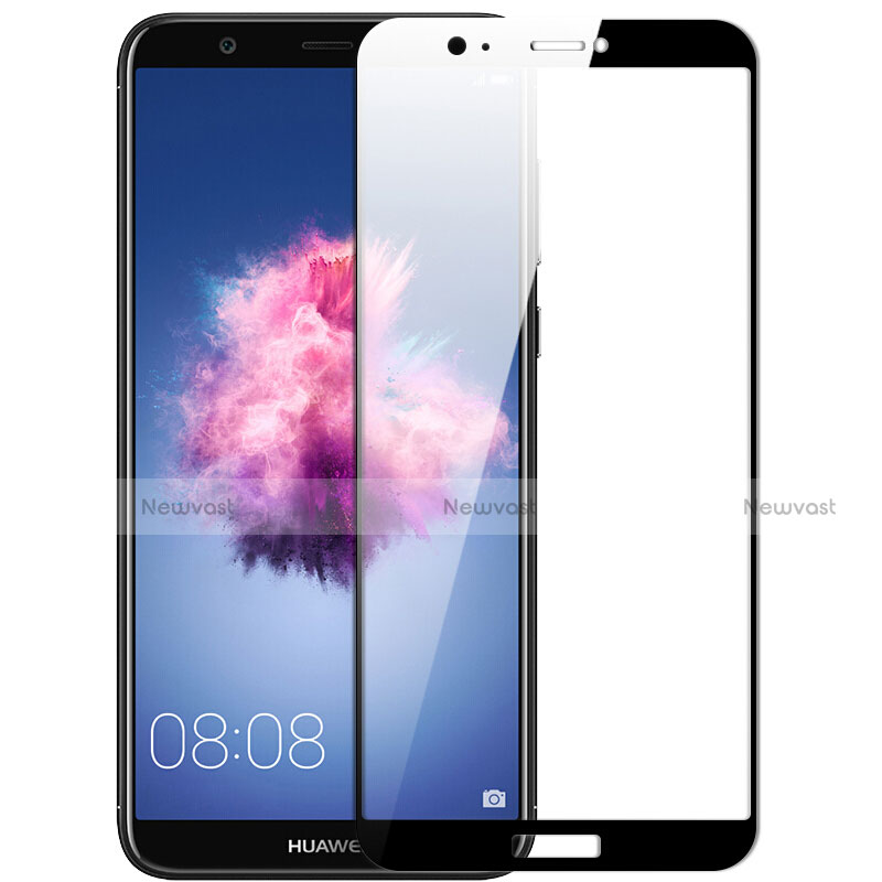 Ultra Clear Full Screen Protector Tempered Glass F04 for Huawei P Smart Black