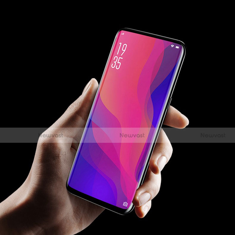 Ultra Clear Full Screen Protector Tempered Glass F04 for Oppo Find X Super Flash Edition Black