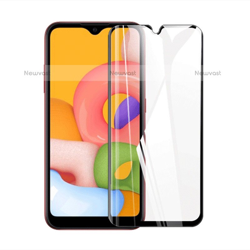 Ultra Clear Full Screen Protector Tempered Glass F04 for Samsung Galaxy A10e Black