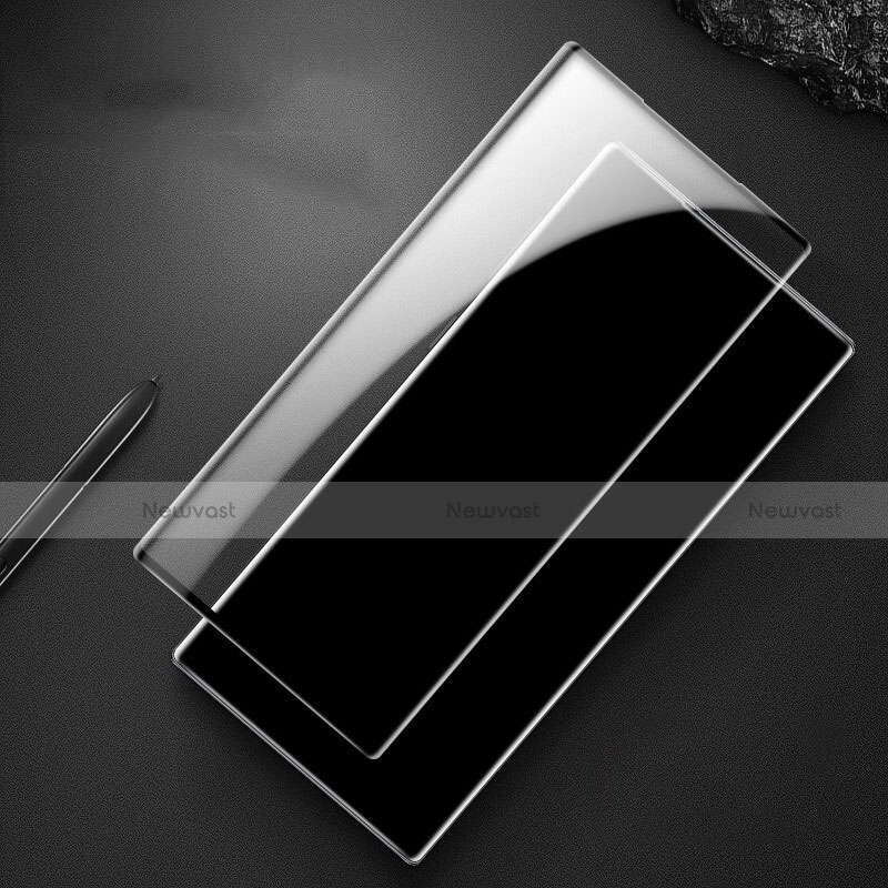 Ultra Clear Full Screen Protector Tempered Glass F04 for Samsung Galaxy Note 10 Plus Black