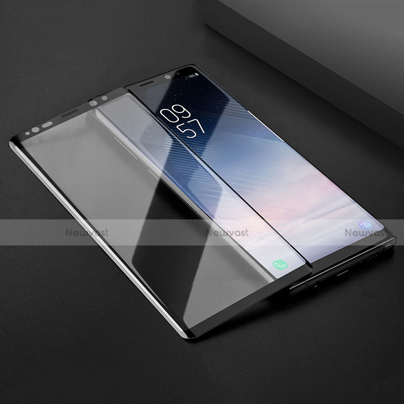 Ultra Clear Full Screen Protector Tempered Glass F04 for Samsung Galaxy Note 8 Black