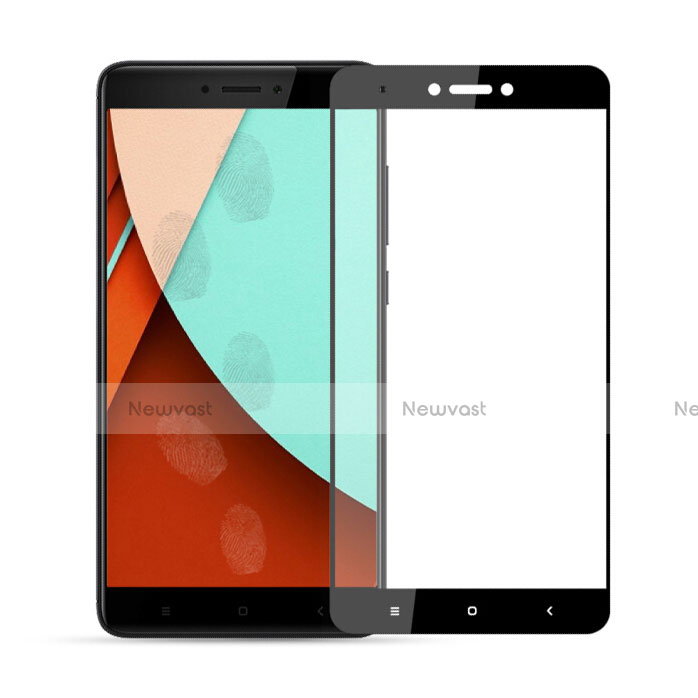 Ultra Clear Full Screen Protector Tempered Glass F04 for Xiaomi Redmi Note 4 Black