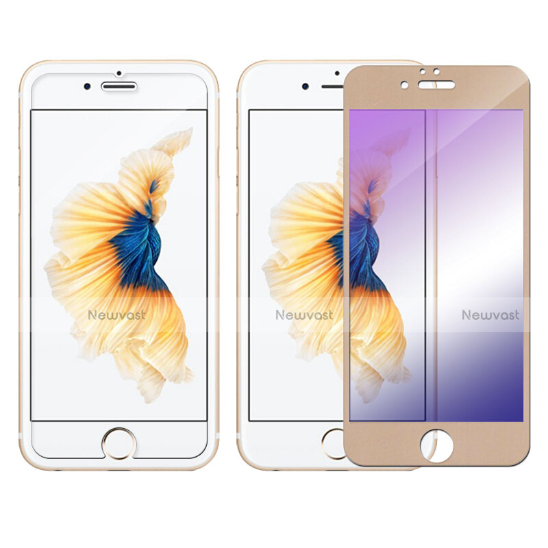 Ultra Clear Full Screen Protector Tempered Glass F05 for Apple iPhone 6 Gold