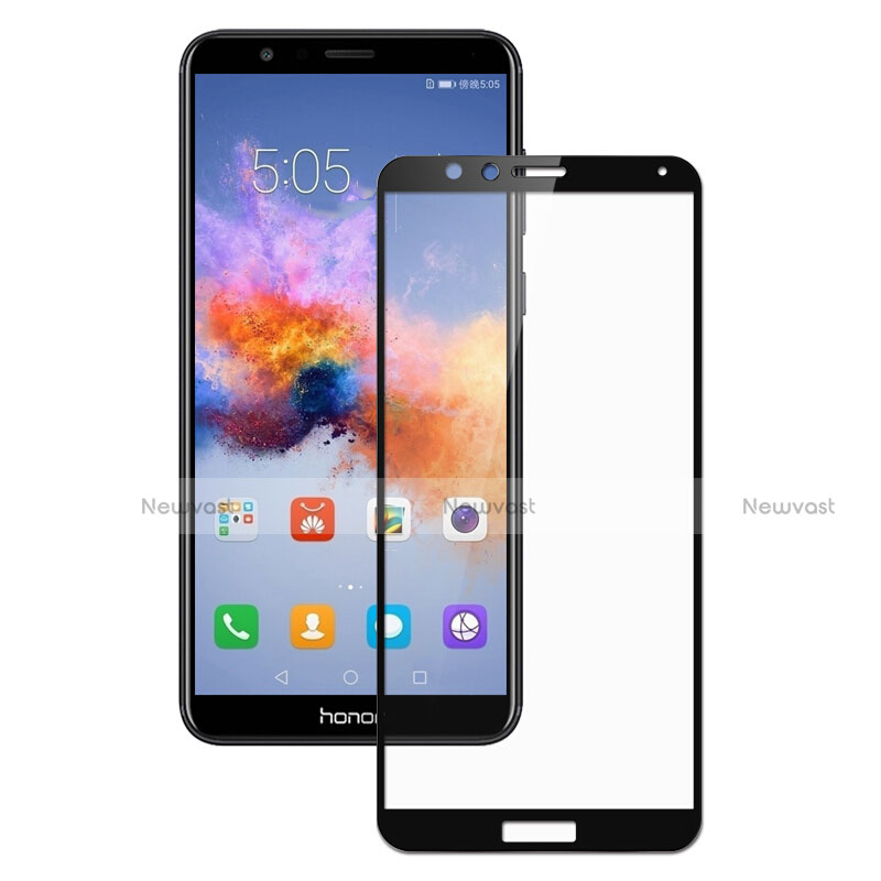 Ultra Clear Full Screen Protector Tempered Glass F05 for Huawei Honor 7X Black