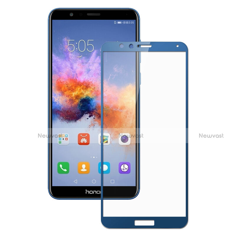 Ultra Clear Full Screen Protector Tempered Glass F05 for Huawei Honor 7X Blue