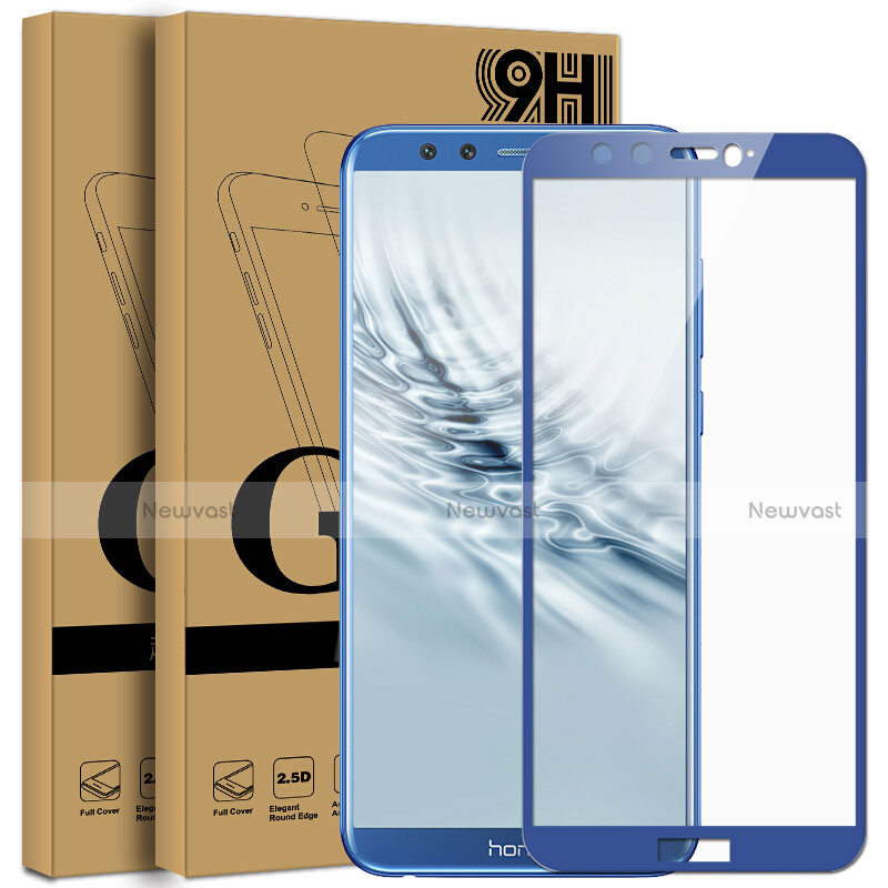 Ultra Clear Full Screen Protector Tempered Glass F05 for Huawei Honor 9 Lite Blue