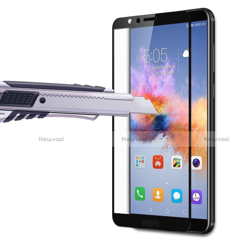 Ultra Clear Full Screen Protector Tempered Glass F05 for Huawei Honor Play 7X Black