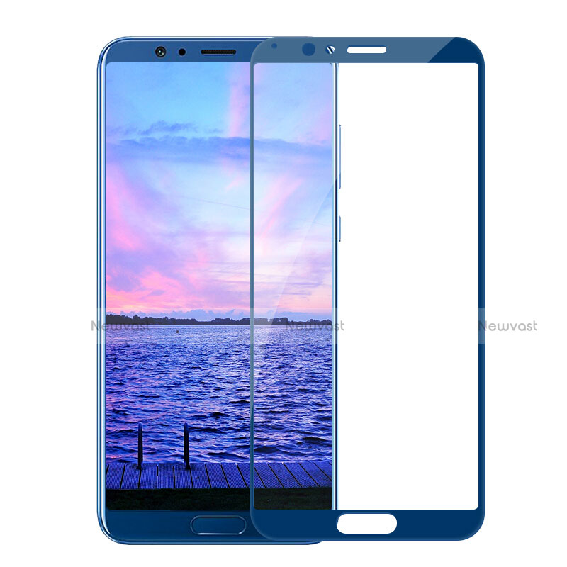 Ultra Clear Full Screen Protector Tempered Glass F05 for Huawei Honor View 10 Blue