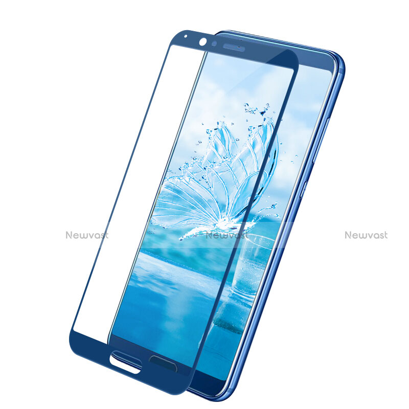 Ultra Clear Full Screen Protector Tempered Glass F05 for Huawei Honor View 10 Blue