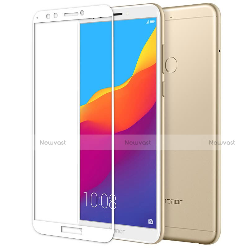 Ultra Clear Full Screen Protector Tempered Glass F05 for Huawei Y7 (2018) White