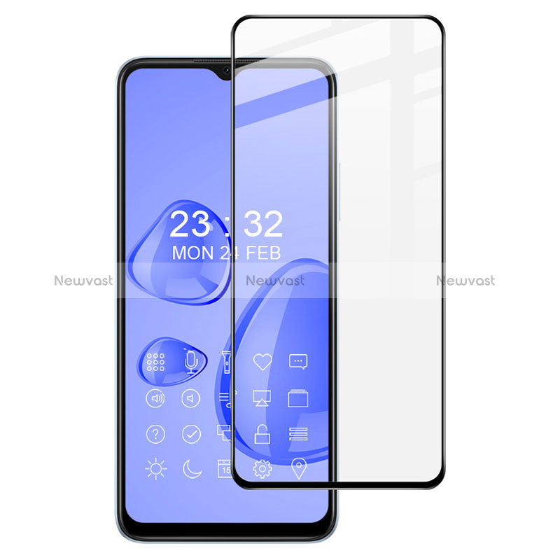 Ultra Clear Full Screen Protector Tempered Glass F05 for Oppo A16 Black