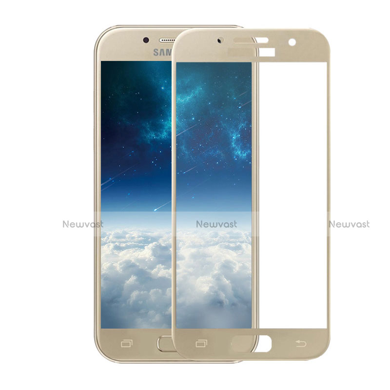 Ultra Clear Full Screen Protector Tempered Glass F05 for Samsung Galaxy A3 (2017) SM-A320F Gold