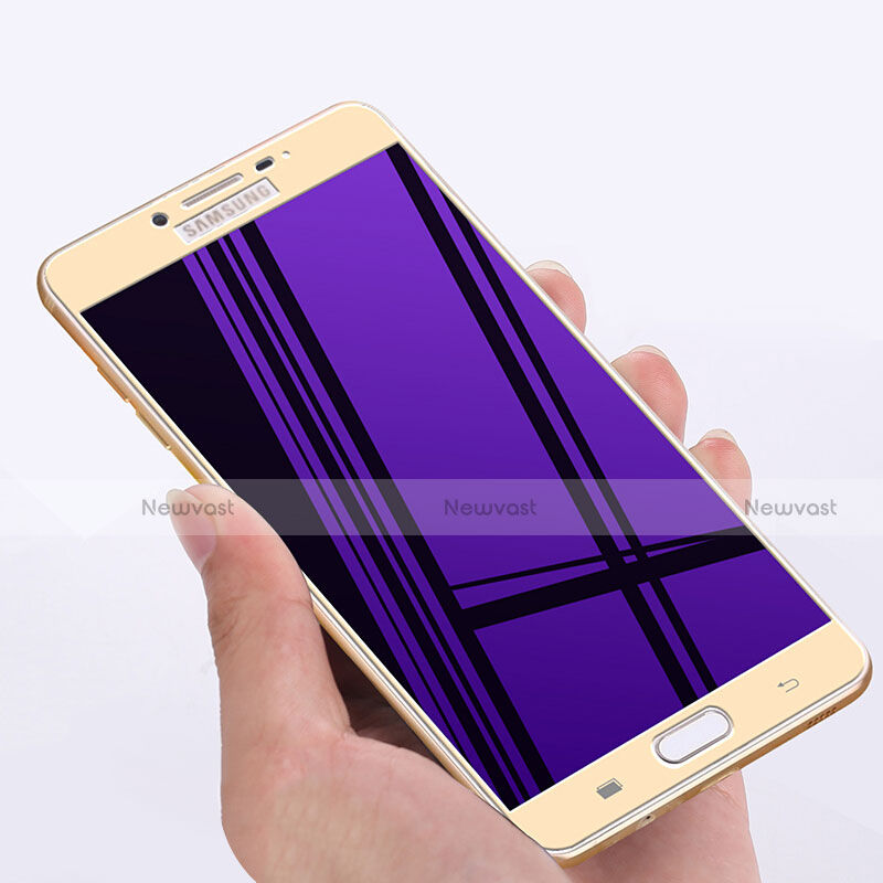 Ultra Clear Full Screen Protector Tempered Glass F05 for Samsung Galaxy C5 SM-C5000 Gold