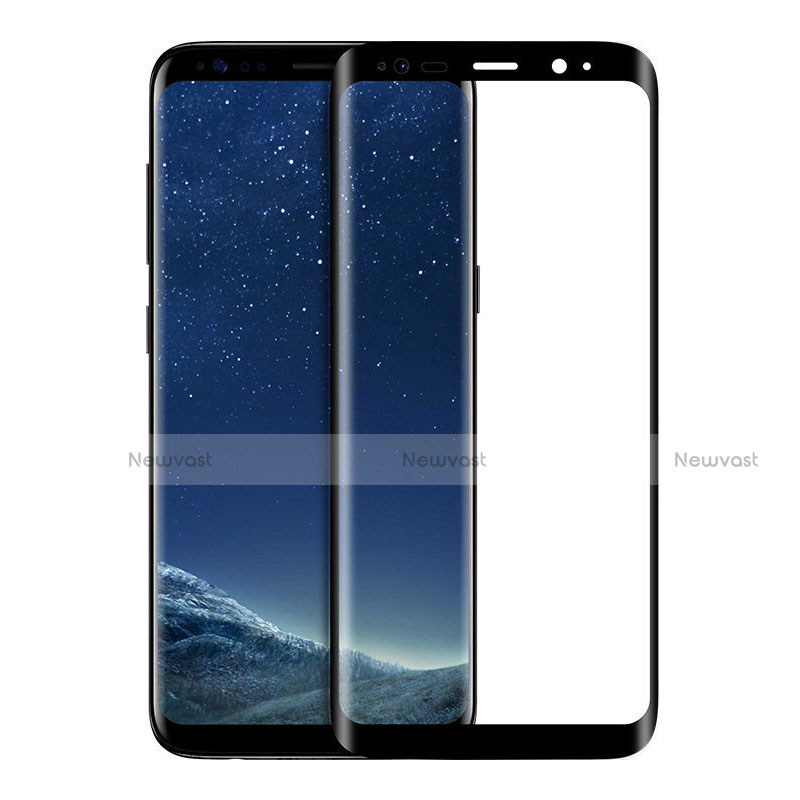 Ultra Clear Full Screen Protector Tempered Glass F05 for Samsung Galaxy S8 Plus Black