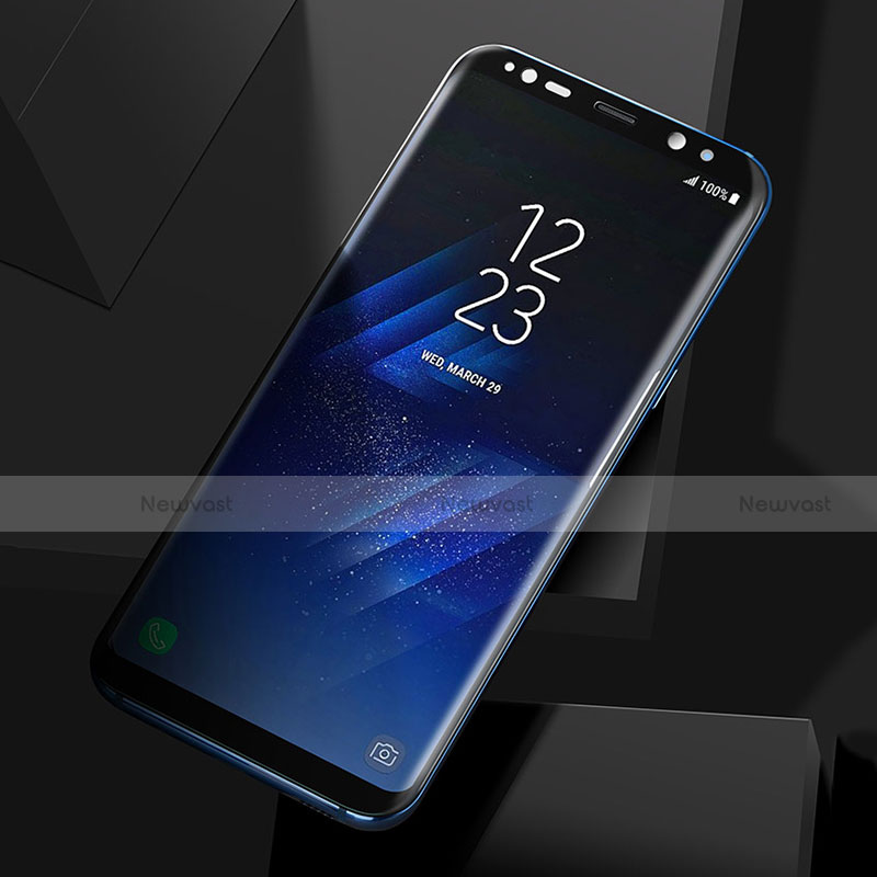 Ultra Clear Full Screen Protector Tempered Glass F05 for Samsung Galaxy S8 Plus Black