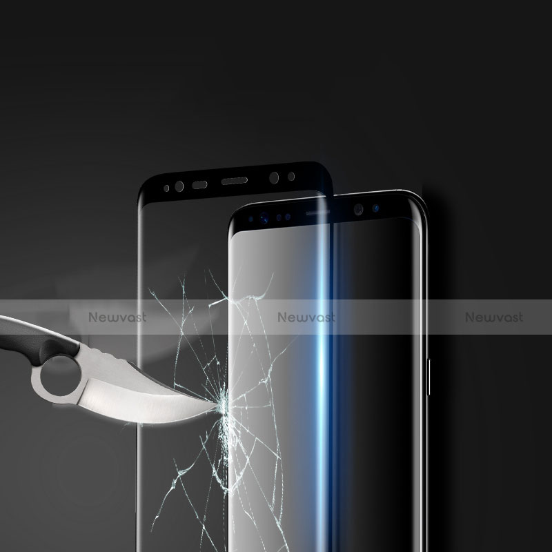 Ultra Clear Full Screen Protector Tempered Glass F05 for Samsung Galaxy S8 Plus Black