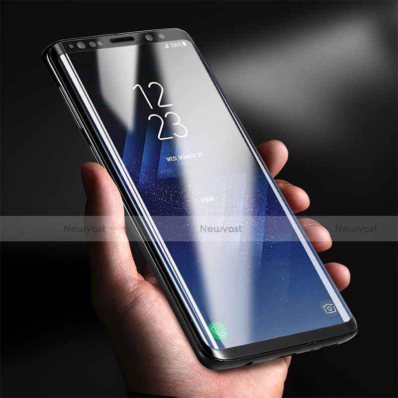 Ultra Clear Full Screen Protector Tempered Glass F05 for Samsung Galaxy S9 Black