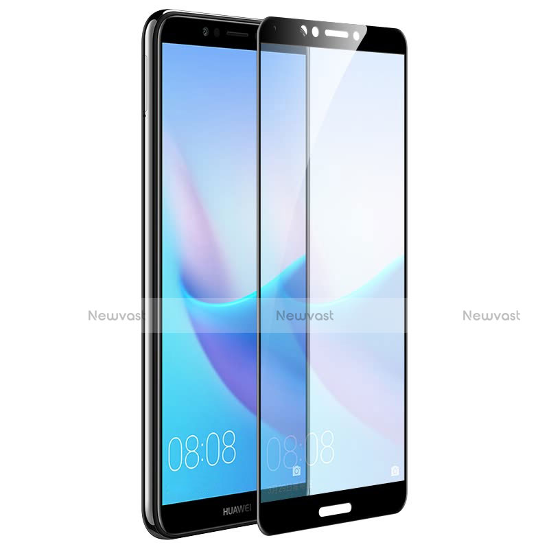 Ultra Clear Full Screen Protector Tempered Glass F06 for Huawei Enjoy 8 Black