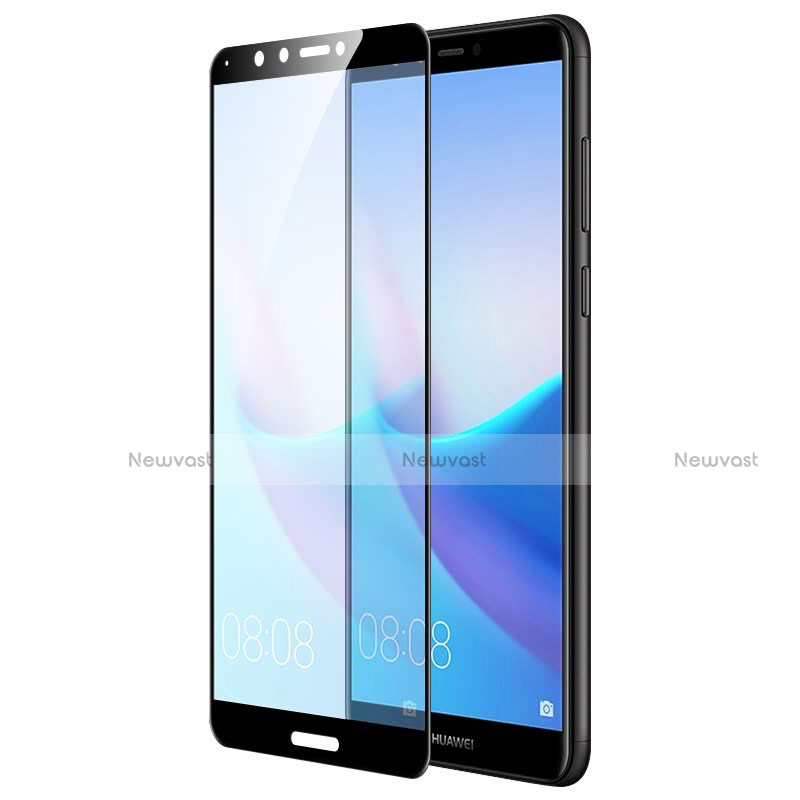 Ultra Clear Full Screen Protector Tempered Glass F06 for Huawei Enjoy 8 Black