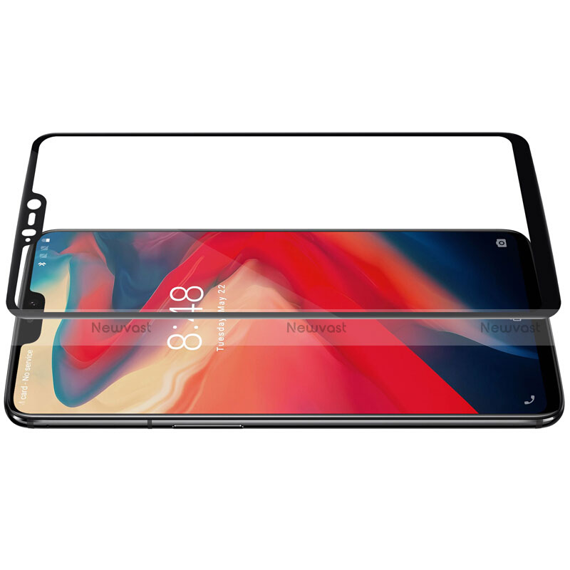 Ultra Clear Full Screen Protector Tempered Glass F06 for OnePlus 6 Black