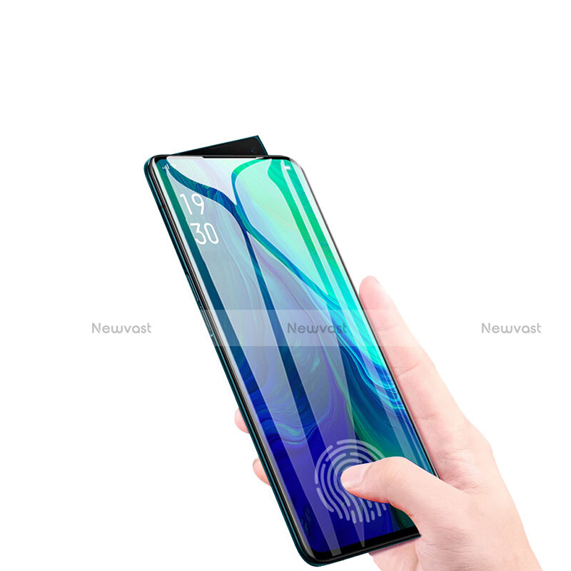 Ultra Clear Full Screen Protector Tempered Glass F06 for Oppo Reno Black