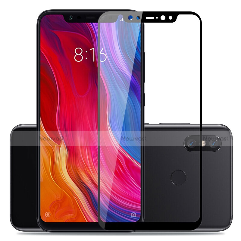 Ultra Clear Full Screen Protector Tempered Glass F06 for Xiaomi Mi 8 Black