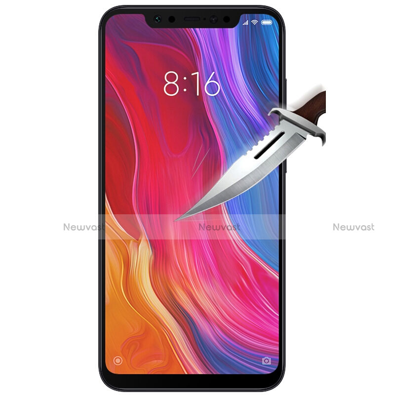 Ultra Clear Full Screen Protector Tempered Glass F06 for Xiaomi Mi 8 Black